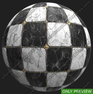 PBR substance preview marble floor 0001